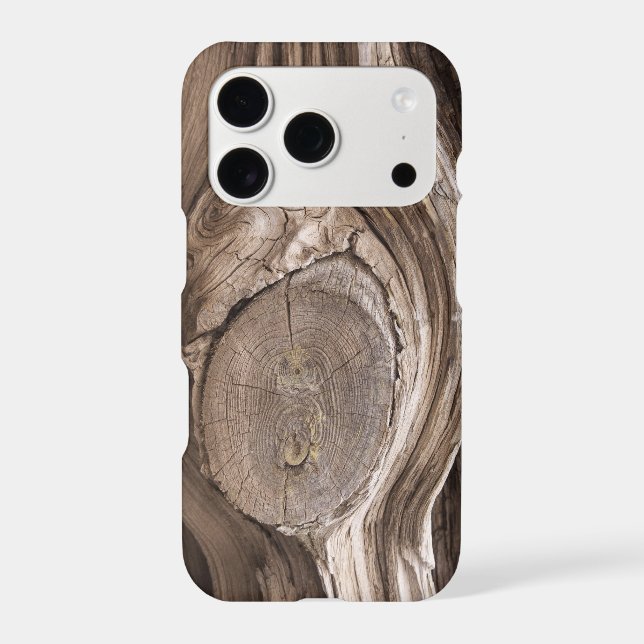 Rustic Pine Wood Knot Texture Close-Up Photograph Case-Mate iPhone Case (Back)