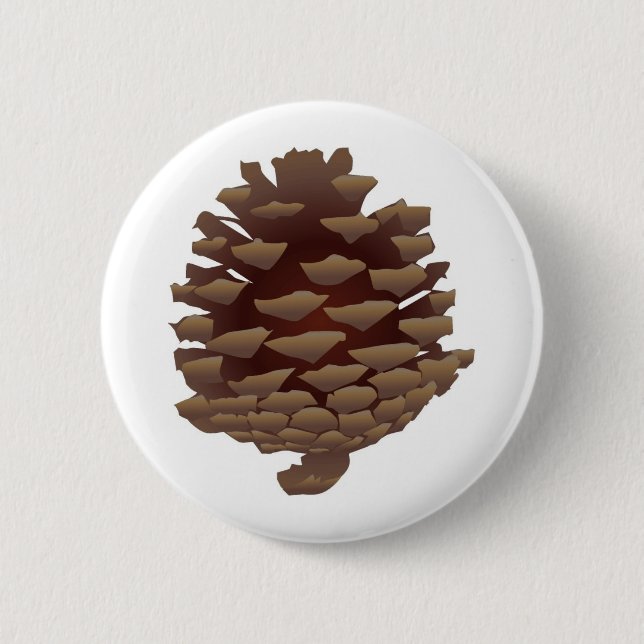Rustic Pinecone Button (Front)