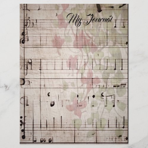 Rustic Pink and White Watercolor Scrapbook Paper