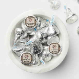 Rustic Pink Horseback Riding Birthday Party Hershey®'s Kisses®