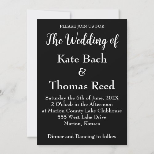 Rustic Pink Rose Floral Wedding Invitation