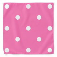 Rustic Pink White Polka Dots Template Elegant