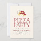 Rustic Pizza Party Invitation