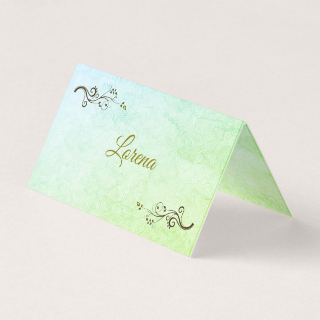 Rustic Place Cards ' (Front)