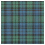 Rustic Plaid Campbell Blue and Green Tartan Fabric