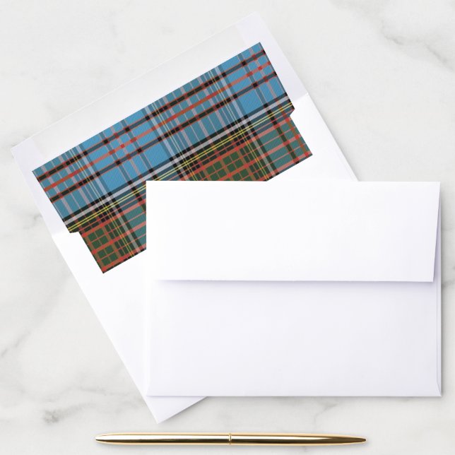 Rustic Plaid Checkered  Anderson Tartan Envelope Liner (Desk)