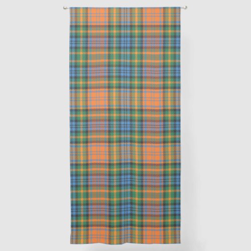 Rustic Plaid Checkered Murray Tartan Sheer Curtains