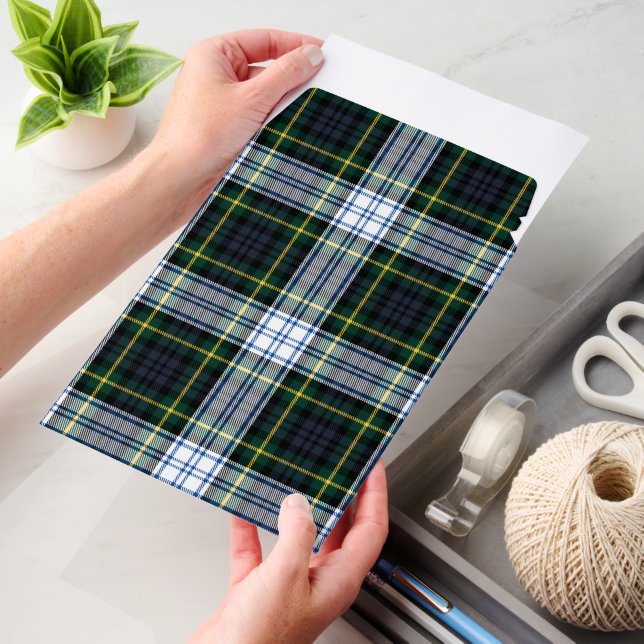 Rustic Plaid Checkered Tartan Envelope Mailers (Desk)