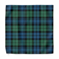 Rustic Plaid Clan Campbell Green Blue Tartan