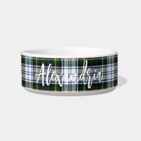 Rustic Plaid Clan Gordon Personalized Tartan Dog
