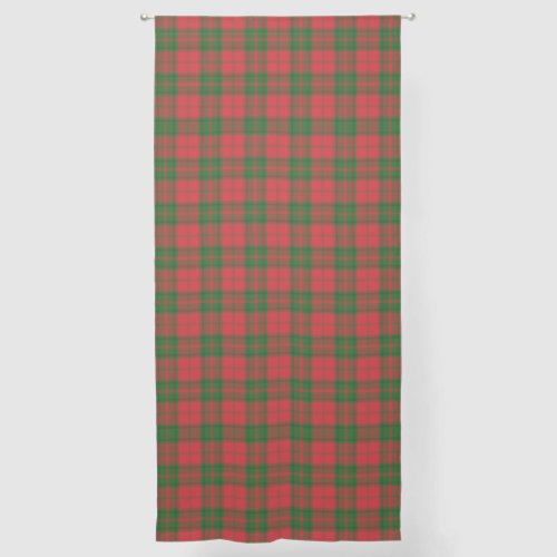 Rustic Plaid Country Farmhouse Tartan Sheer Curtains