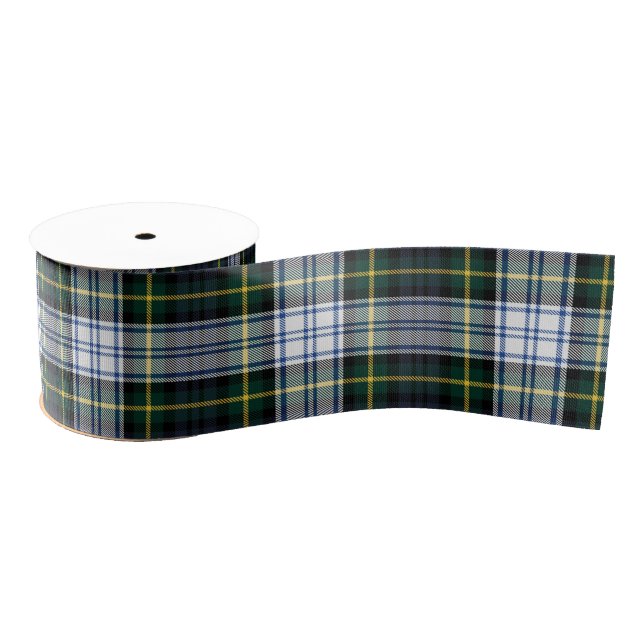 Rustic Plaid Gordon Check Tartan Grosgrain Ribbon (Spool)