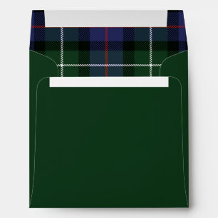Rustic Plaid Green MacKenzie Tartan Envelope