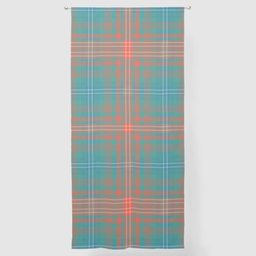 Rustic Plaid Highlands Tartan Sheer Curtains