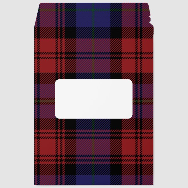 Rustic Plaid MacLachlan Tartan Envelope Mailers (Front)
