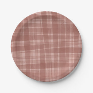 Rustic Plaid Paper Plates   Family Birthday Party 