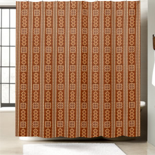 Rustic Plaid Shower Curtain