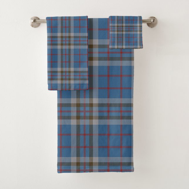 Rustic Plaid Thompson Tartan Bath Towel Set (Insitu)