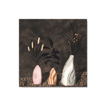 Rustic plants - wall decor in fall color harmonies