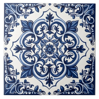 Rustic Portuguese Mediterranean Style Ceramic Tile