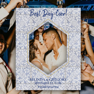 Rustic Portuguese Tiles Photo Prop Frame Selfie Foam Board