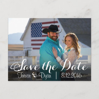 Rustic Post Card Save the Date