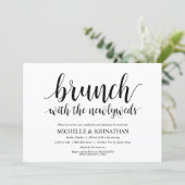 Rustic Post Wedding Brunch Invitation Card (Standing Front)
