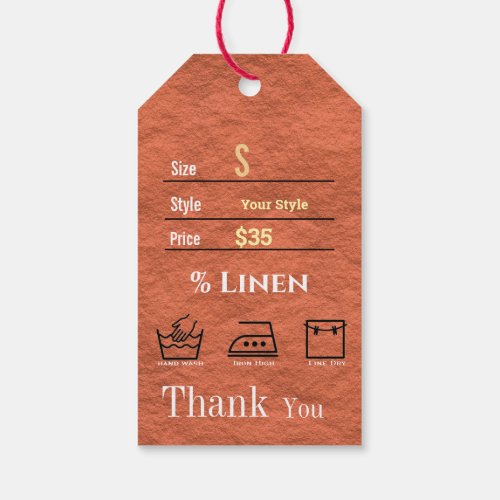 Rustic Price Gift Tags