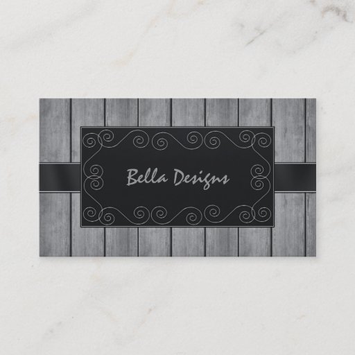 Customizable Rustic Professional Business Card Template