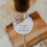 Rustic Pumpkin Fall Wedding Favor Sticker<br><div class="desc">This is a fall sticker features a beautiful watercolor pumpkin drop and a simple typeface paired with a modern calligraphy font. This sticker can be used exclusively in the fall or keep winter going all year round! Perfect for weddings, small businesses, baby showers, bridal showers, and so much more! Use...</div>