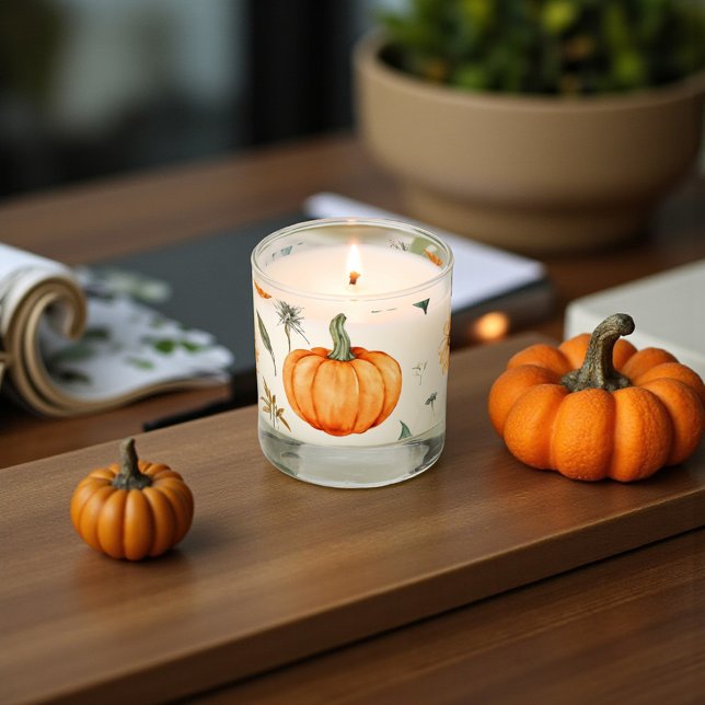 Rustic Pumpkin Pattern Scented Candle (Rustic Pumpkin Pattern Scented Candle)