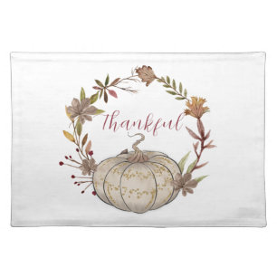 Rustic Pumpkin Thanksgiving Autumn  Placemat