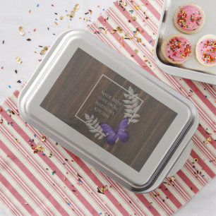 Rustic Purple Butterfly Cake Pan