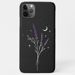 Rustic purple floral & moon Case-Mate iPhone iPhone 11 Pro Max Case