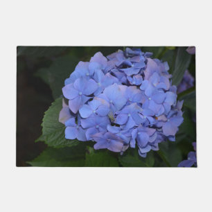 Rustic Purple Hydrangea macrophylla Doormat