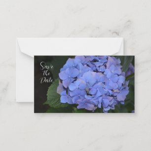 Rustic Purple Hydrangea macrophylla Note Card