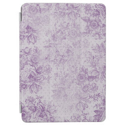rustic purple, shabby chic,pale lavender florals, iPad air cover