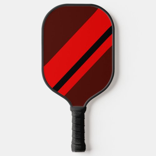 Rustic Racing Stripe Pickleball Paddle