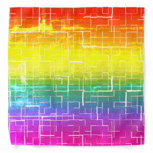 Rustic Rainbow Bandana