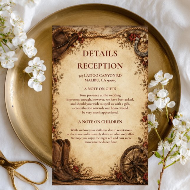 Rustic Ranch Heritage Enclosure Card (Creator Uploaded)