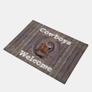 Rustic ranch themed saloon bar doormat