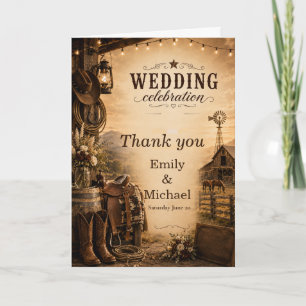 Rustic Ranch Wedding Invitation
