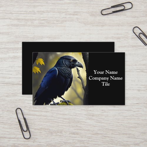 Rustic Raven _ Natures Guardian Business Card