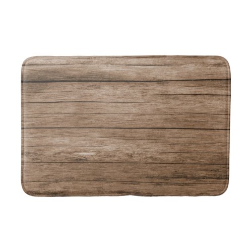 Rustic Reclaimed Wood  bath mat