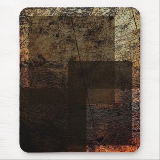 Rustic Rectangles Mouse Pad