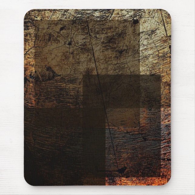 Rustic Rectangles Mouse Pad (Front)