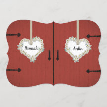 Rustic Red Barn and Daisies Country Wedding