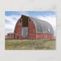 Rustic Red Barn Postcard