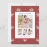 Rustic Red Botanical Christmas Card