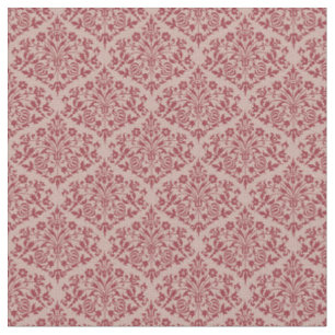Rustic Red Damask Fabric